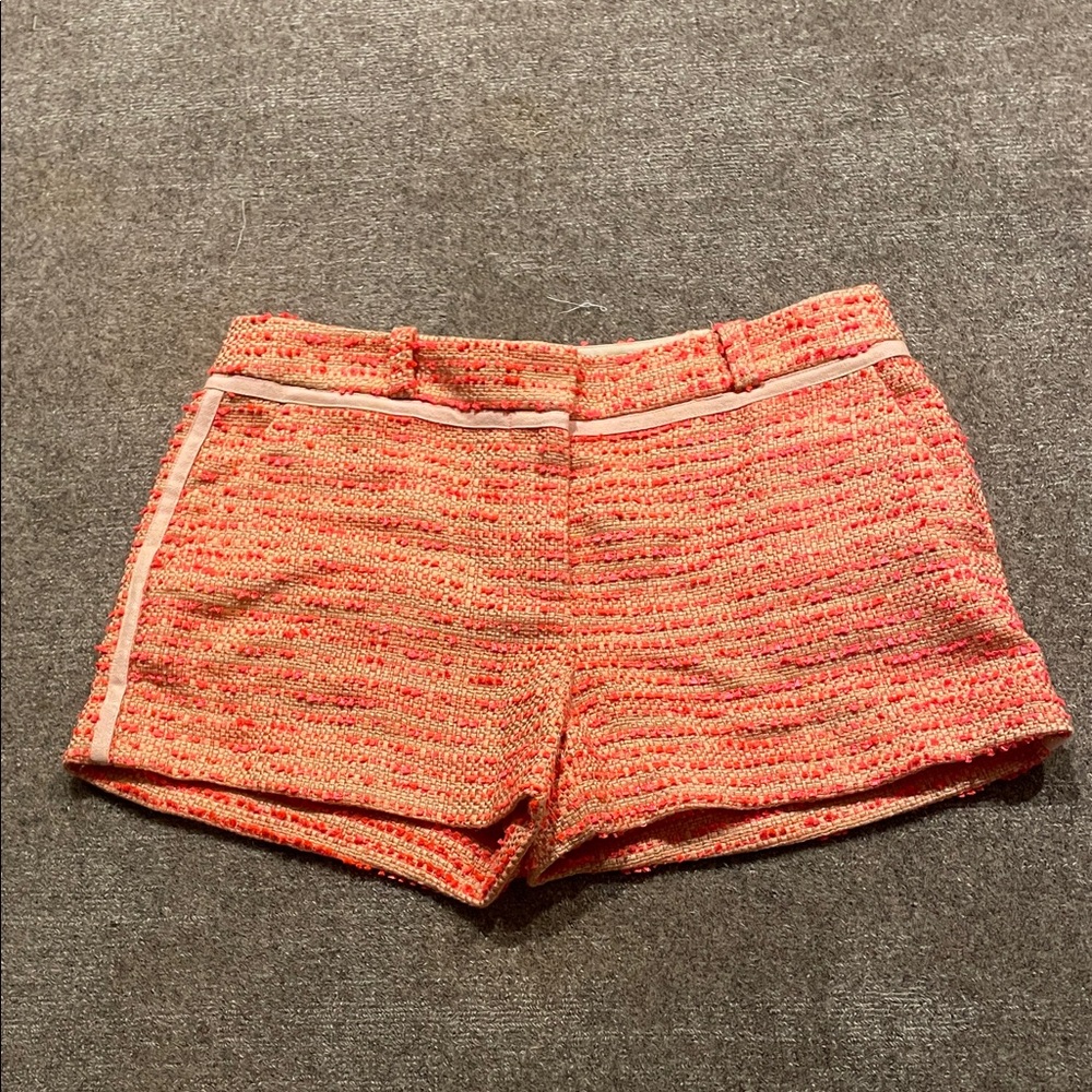 RACHEL Rachel Roy High Waist Pink Tweed Shorts